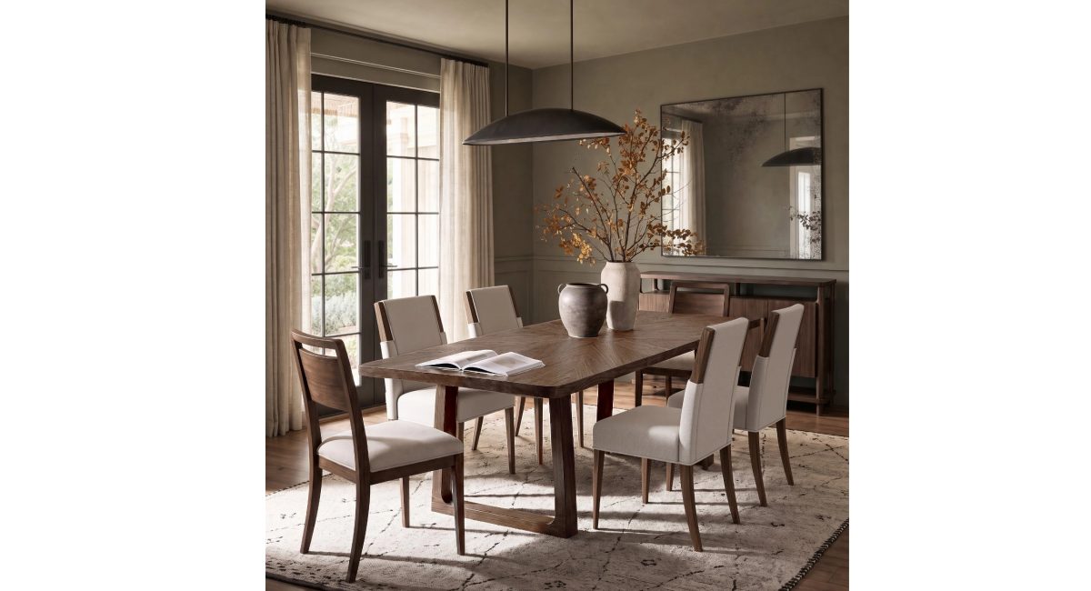 Delia Upholstered Side Chair, view 3