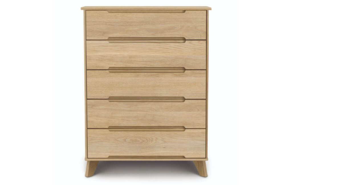 Linn 5 Drawer Chest in Oak