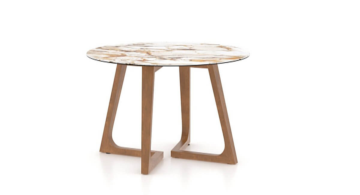 Modern Round Porcelain Dining Table 