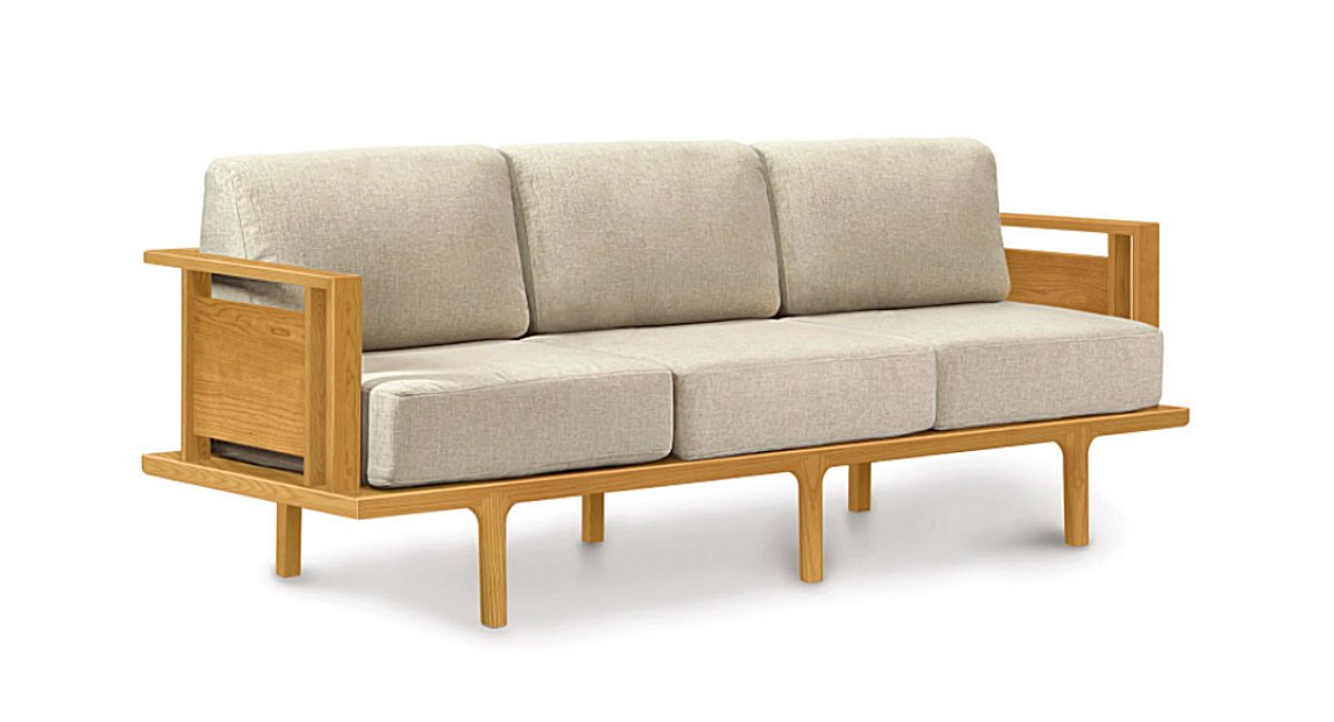 Sierra Sofa With Wood Panels