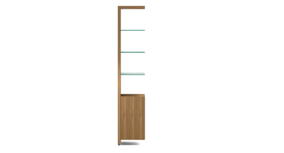 Linea 5801A Single Shelf Extension Bookcase