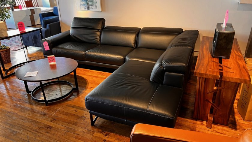  Leather Sectional