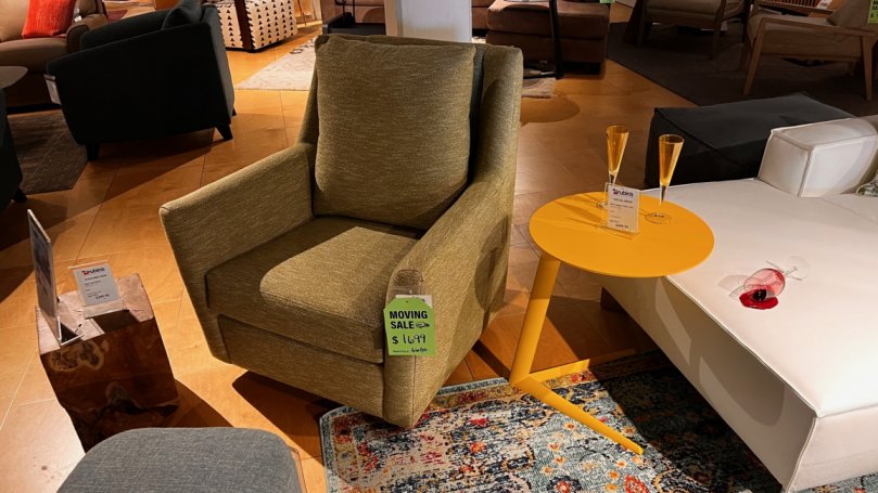 Younger Furniture Womb Swivel Glider Chair $1299
