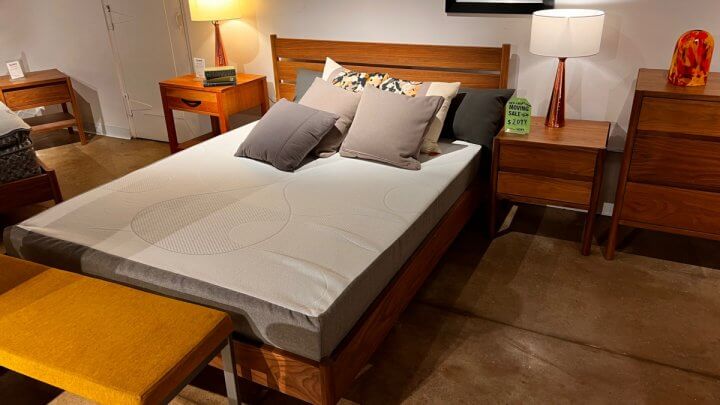 EQ3 Monarch Queen Bed with 2 Drawer Nightstand.