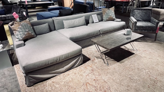 Younger Furniture Slipcover Sectional $1299. SAVE AN ADDITIONAL 20% OFF ON THIS PRICE.