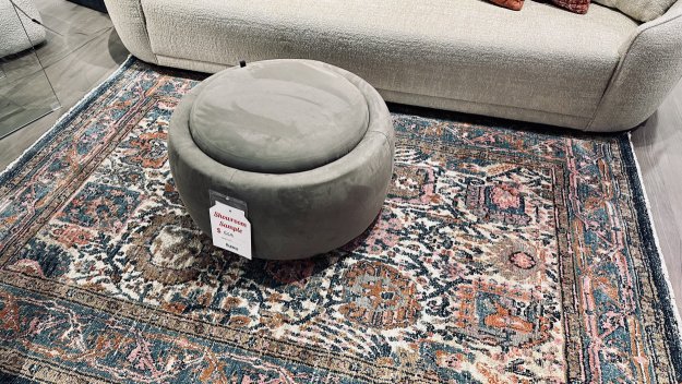 Circle Storage Ottoman $559
