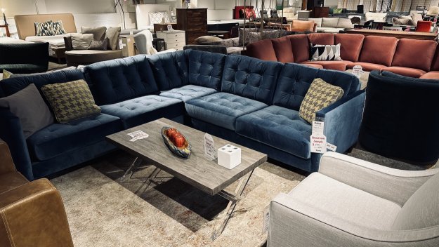 Younger James Sectional $3999. Take 20% Off This Price.