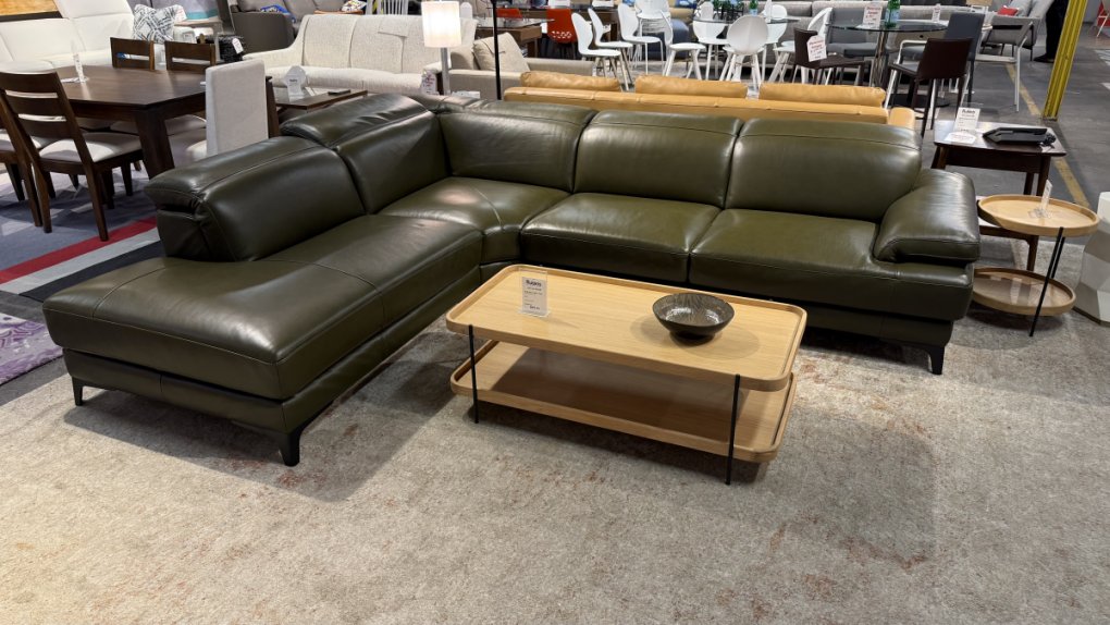 Natuzzi Editions Leather Sectional 