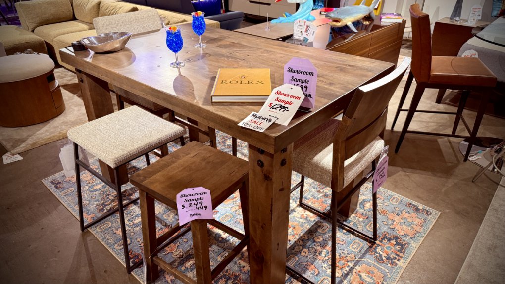 Canadel Counter Height Table Clearance Sale $1299