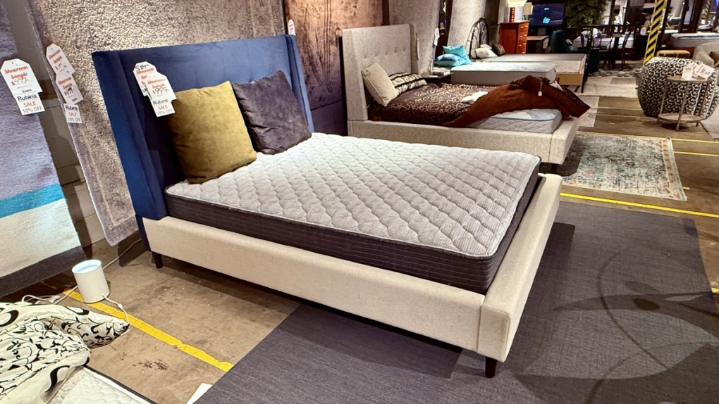 Palliser Skye Queen Size Bed and Mattress Clearance Sale