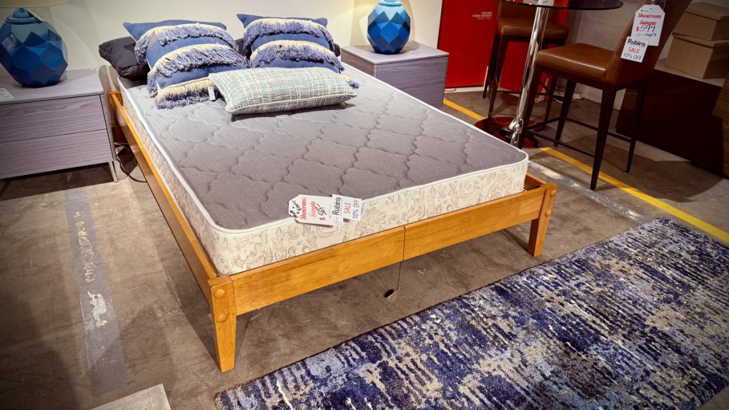 Night and Day Basic Queen Bed and Mattress Clearance Sale $499