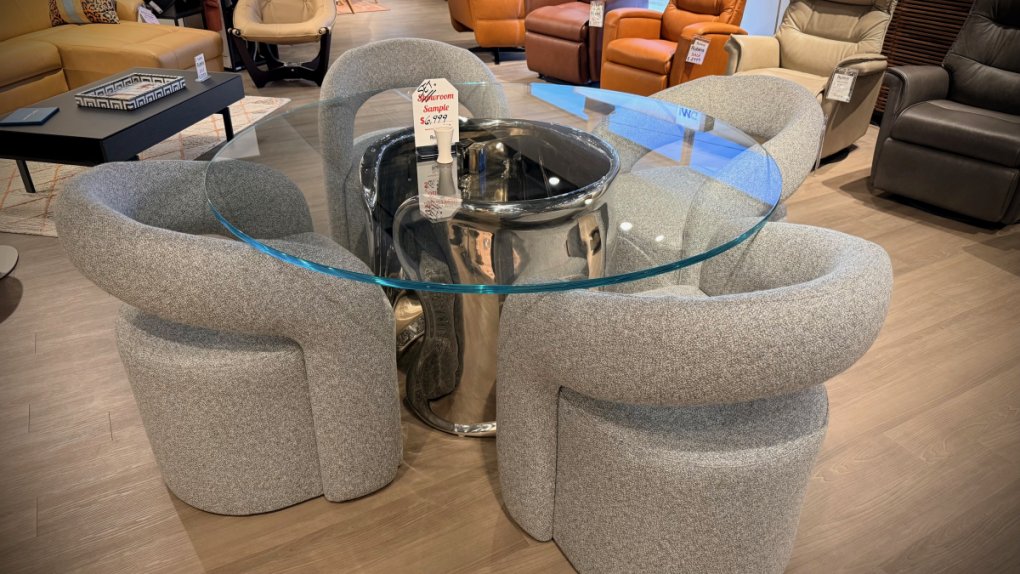 Bernhardt Agnes Dining Table and 4 Walsh Chairs $6999