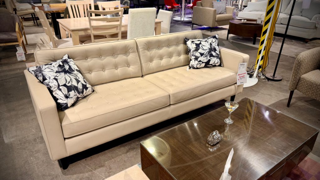 EQ3 Reverie Leather Sofa $3699