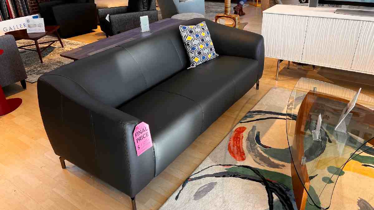 Troels Denmark Malou Leather Sofa