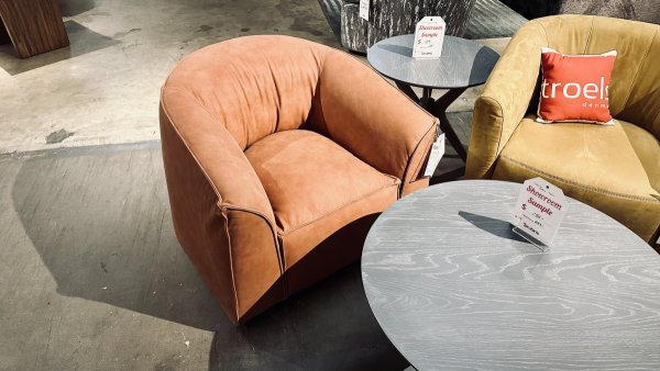 Troels Denmark Mama Chair in Nubuck Leather $999