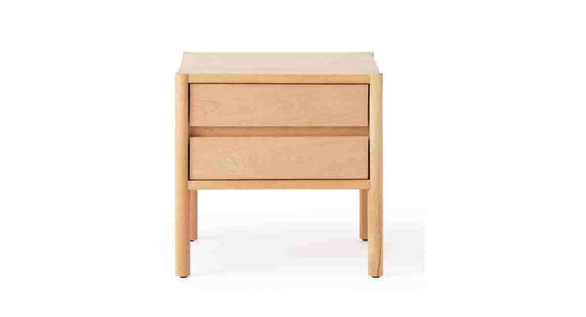  Monarch Double Drawer Nightstand  