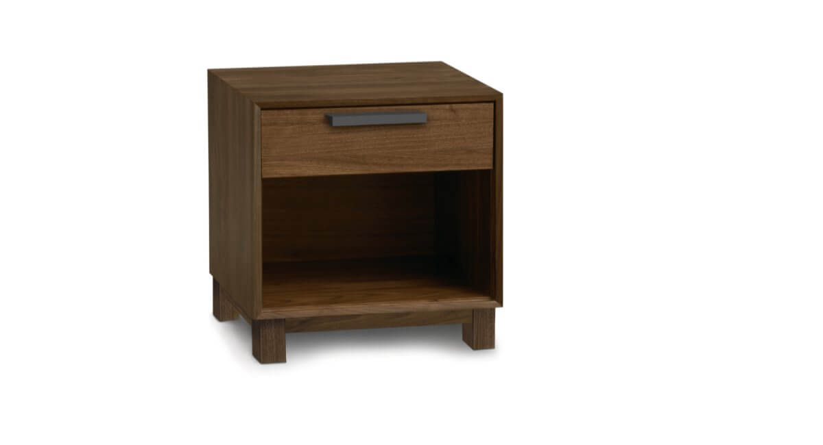 Savoy 1 Drawer Nightstand in Walnut