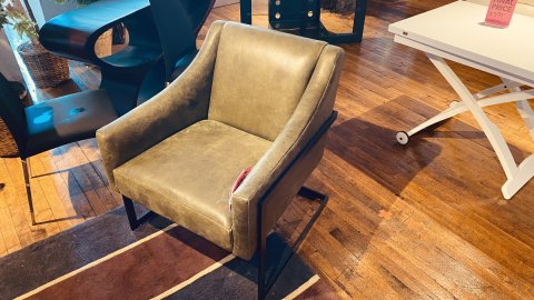 Younger Leo Chair In Leather