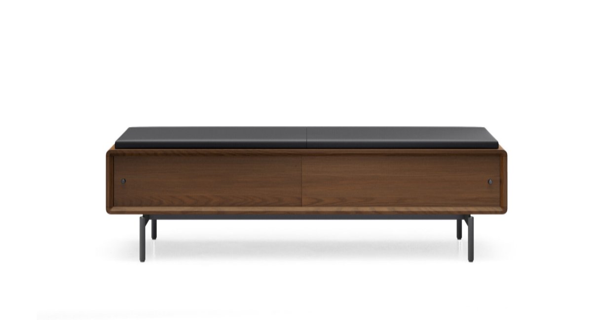 Linq 9102 Storage Bench in Leather
