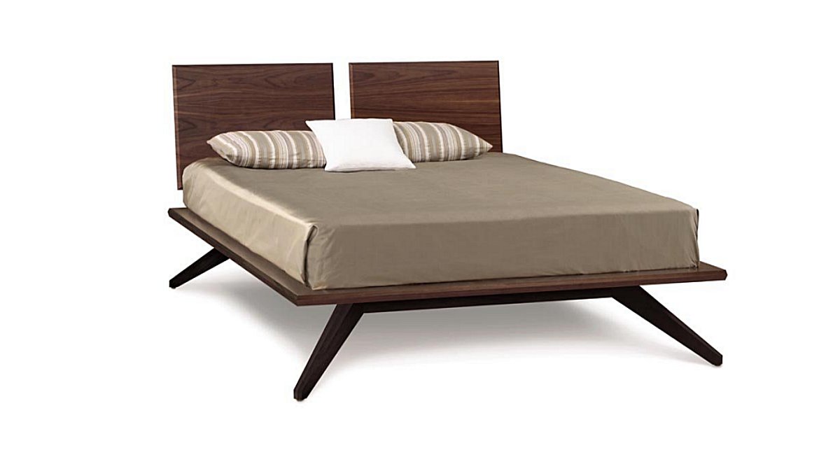 Astrid Bed in Walnut