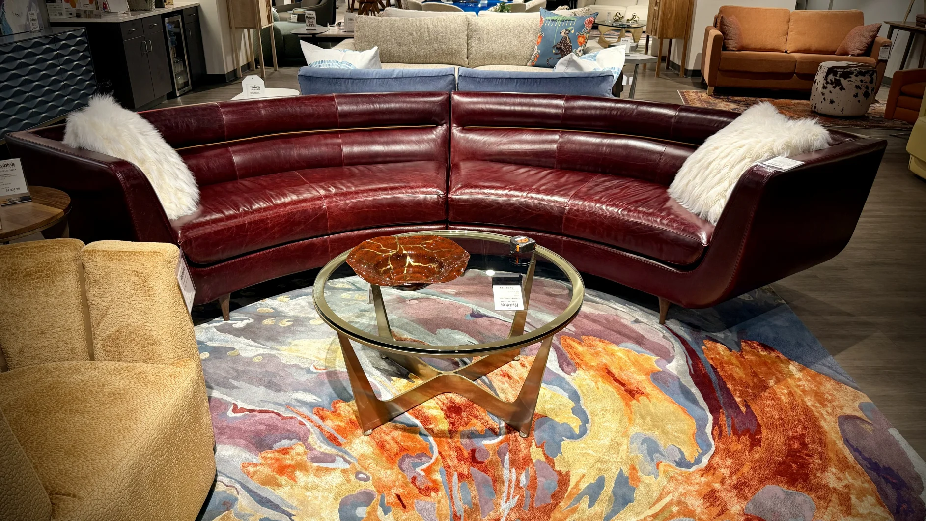 American Leather Menlo Park Sectional